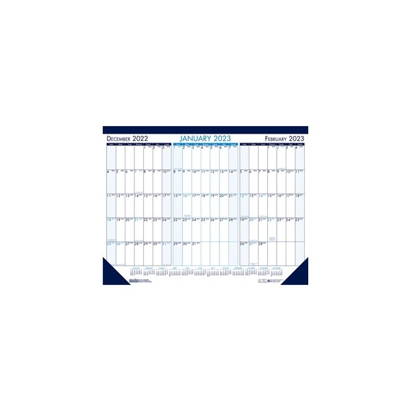 House of doolittle calendar dskpd 3 mnth 22x17 hod136 zoro